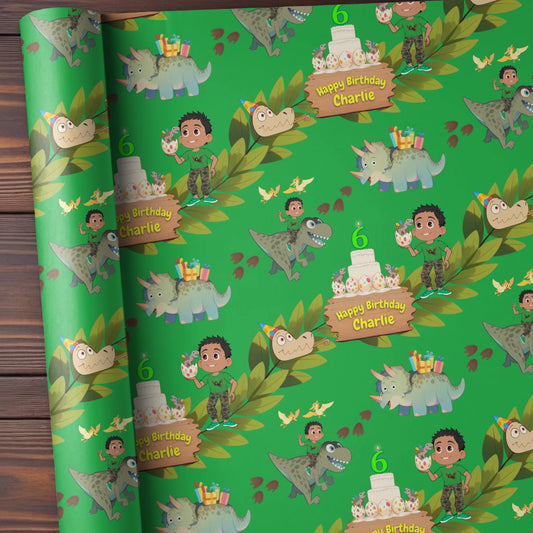 Dinosaur Wrapping Paper