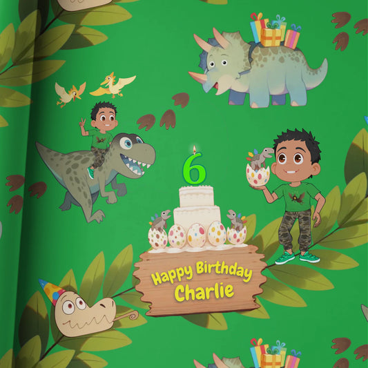 Dinosaur Wrapping Paper