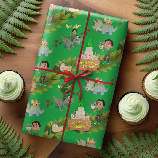 Dinosaur Wrapping Paper